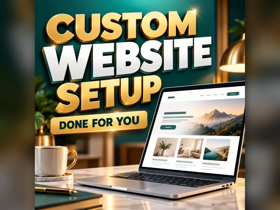 Website Setup Service: We Edit Your UpVire Template and Put It Online (Netlify): product cover